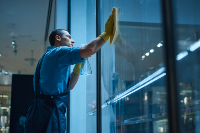 Nettoyage de vitrines